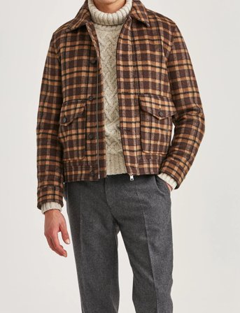 Morris Theobald Jacket - Brown - L