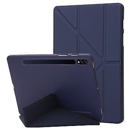 Läderfodral för surfplatta Samsung Galaxy Tab S9+ (Mörkblå)