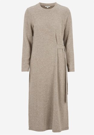 Cellbes of Sweden - Supermyk kjole med knytbar stropp i beige / melert for damer i størrelse 34/36