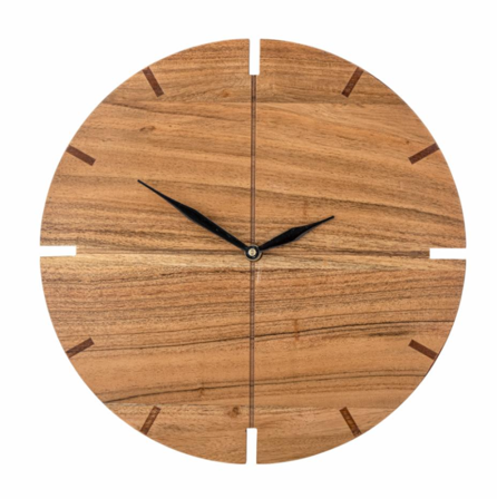 Bloomingville Florina Veggklokke Akasie Ø30