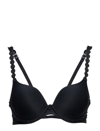 Tom Padded Bra Heartshape Lingerie Bras & Tops Push Up Bras Svart Marie Jo