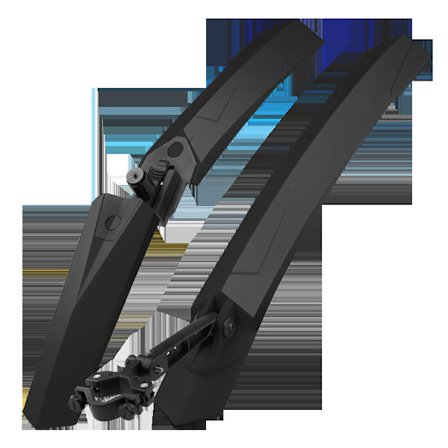 Snabbfäste cykelskärm med LED-ljus mountainbike bak