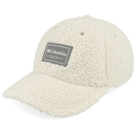 Columbia - Beige Unconstructed Cap - Csc Fleece Ball Cap Dark Stone Dad Cap @ Hatstore