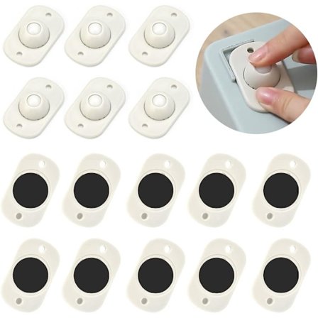 16-pack små självhäftande hjul självhäftande hjul självhäftande svängbara hjul DIY minihjul