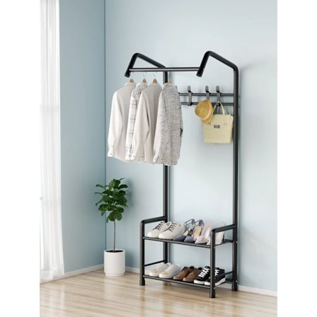 Hallhängare metall - Väggmonterad klädkrok