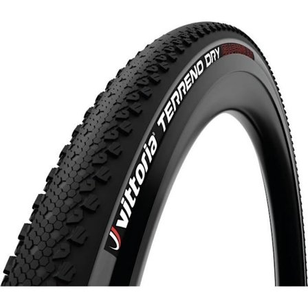 Cykeldæk - GRAVEL - VITTORIA - TERRENO DRY - 650x47B (47-584) - Antracit sort - TUBELESS KLAR