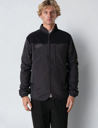Fat Moose Vester Fleece Jacket - Black - L