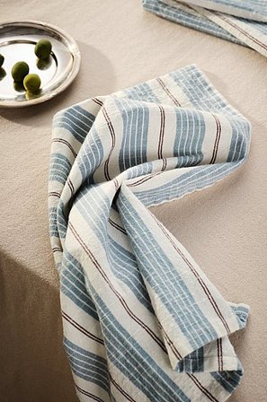 Jotex - Servett 4-pack Blå/vit/brun KJELL - Köp Servetter hos Jotex