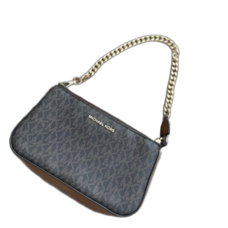 Michael Kors brun axelväska med kedja