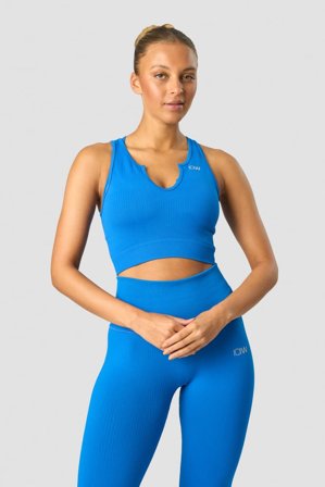ICANIWILL - Ribbed Define Seamless Tank Top Cobalt Blue- Training tank tops - Damen - ICIW