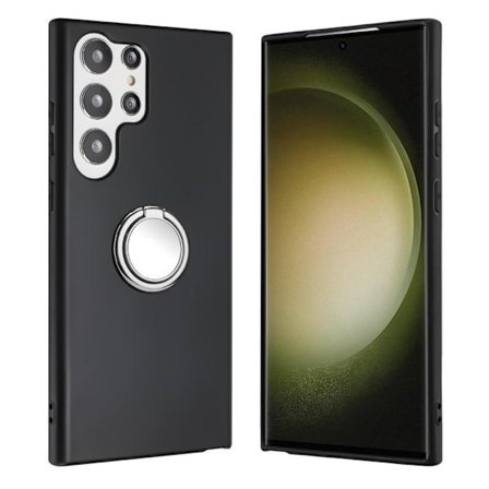 Mobilskal till Samsung Galaxy S26 Ultra Ring Ställ TPU Matt - Silver