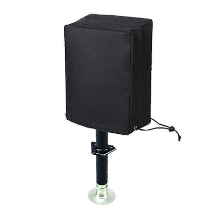 [LCS] Skyddskåpa Universal Camper Jack Cover Vattentätt Släpvagnstillbehör Svart