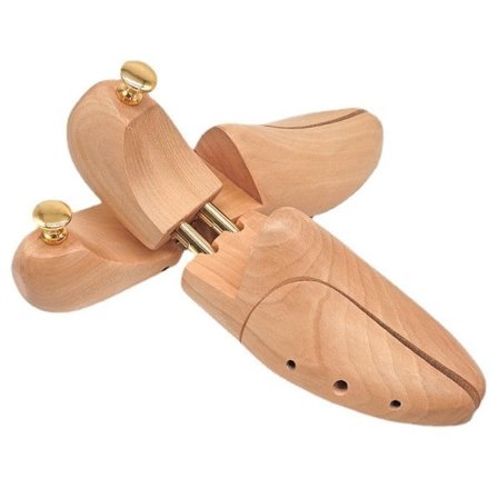 Fjädrande skostöd i massivt trä träskostöd för män, skosträckare för kvinnor, skoform 39-40