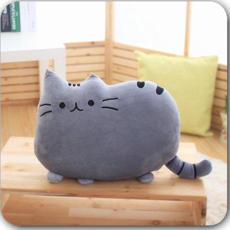 30cm Biscuit Cat Pillow - stock