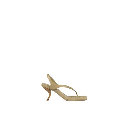 Gia Borghini High Heel Sandalen , Beige , Dames , Maat: 38 EU