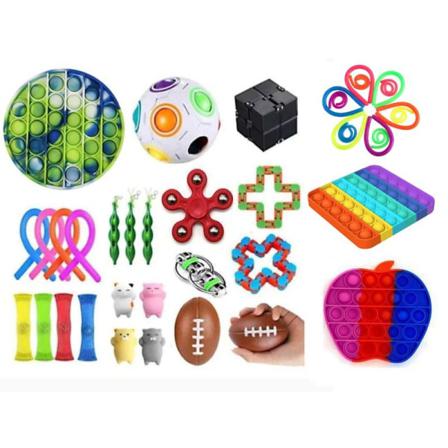 38st Fidget Pop It Toys Set Pack För Barn Och Vuxna
