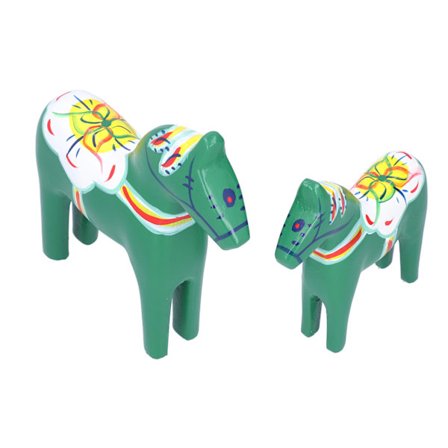 Dyr Skulptur Ornamenter Kombination Farve Smuk Udseende Skrivebords Dekoration