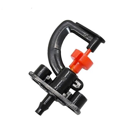 360 Graders Roterende Sprinklerdyse Drivhus Drypvanding G Type Suspension Dyse Mikro Sprinkler 1/4 slange 100 stk