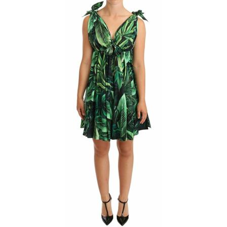 Dolce & Gabbana Short Klänning grön, Dam, Dam, Storlek: 2XS