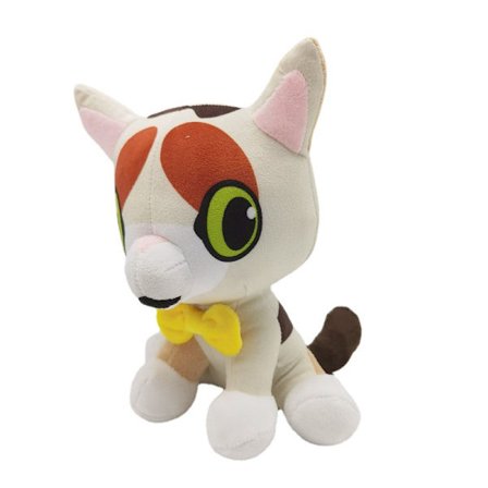 Plussj-katt kosepute, myk kosebamse Kawaii kattunge