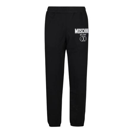 Moschino Logo Print Track Pant , Zwart , Heren , Maat: L