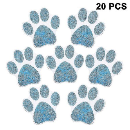 20 Liukuestetarraa kylpyammeeseen, liimattava tassunjälki, liukumaton