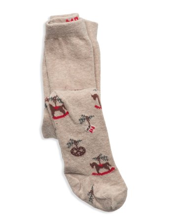 mp Denmark Julle Tights - Beige - 68/74