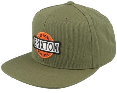 Wendall Olive Surplus Snapback - Brixton