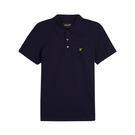 Lyle & Scott Plain Polo Shirt Överdelar Herr Blå XS