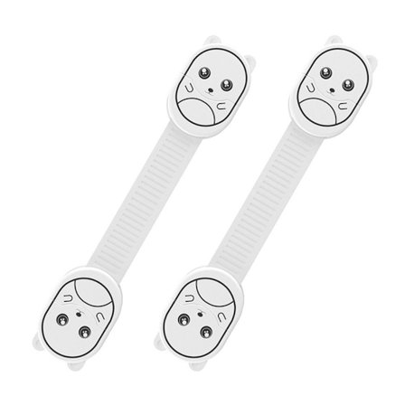 Skapdørlås Kjøleskapslås HVIT