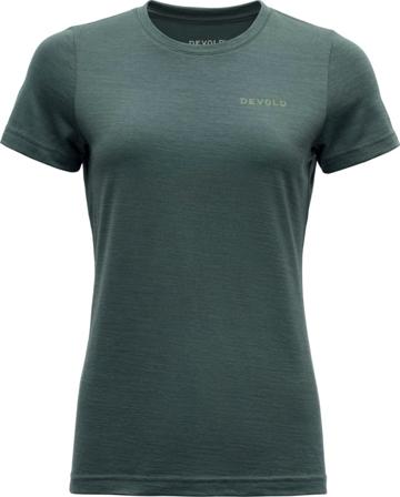 Devold Saksa Woman Tee Women short-sleeved sweaters Green XS