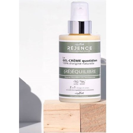 Gel Creme - REJENCE - 150mL - Følsom Hud - Hypoallergenisk - Økologisk Aloe Vera