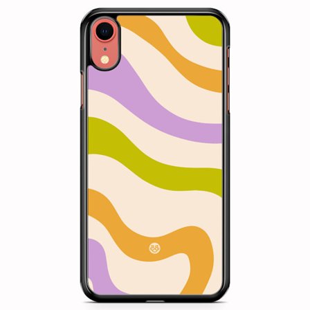 Bjornberry Skal iPhone XR - Grön/orange 70-tal