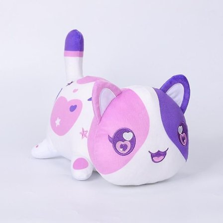25 cm/9,8 tommer Meemeow Aphmau Plys Meemeows Kat Plys Fastfood Kat Halloween Juleplys Gave Søde Godbidder Kat Robot Kat Plys