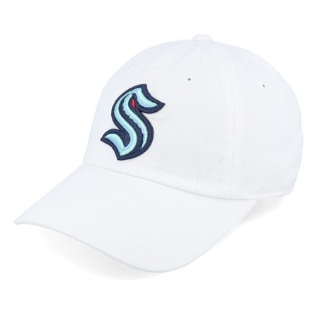 American Needle - NHL Blanc unconstructed Casquette - Seattle Kraken Blue Line Snow White Dad Cap @ Hatstore
