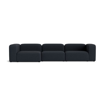 Milo XL chaiselong sofa, venstrevendt | 360cm - Loop Mørkeblå - 360x130x72 - Sofa, chaiselong