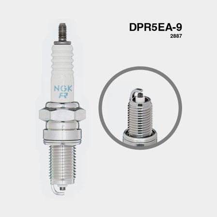 Spark plug NGK DPR5EA-9 (2887)