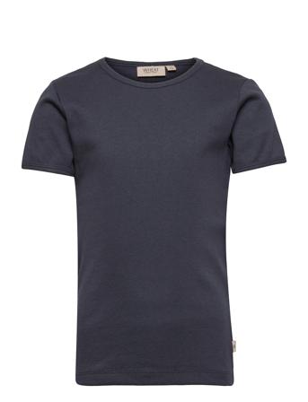 Rib T-Shirt Ss Blue Wheat