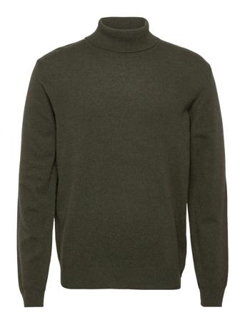 Eco Wool Thomas Knit Knitwear Turtlenecks Vihreä Mads Nørgaard