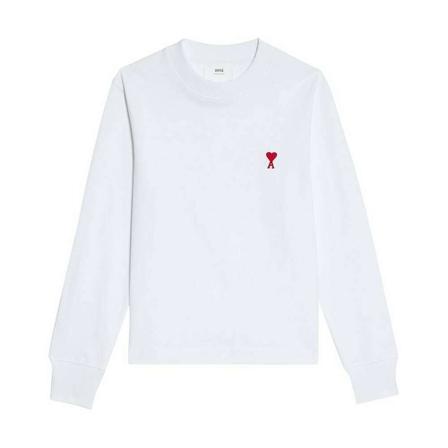 Ami Paris Sweatshirts vit, Herr, Herr, Storlek: M
