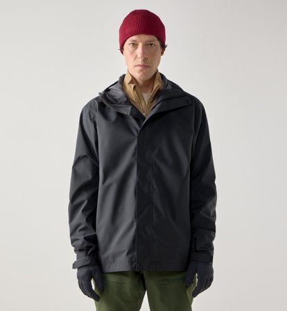 Haglöfs Breeze Proof Jacket Men True Black - Herren - S