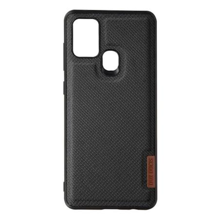 Samsung Galaxy A21s etui Hårdt rygstof Fino Dux Ducis Series Sort Sort