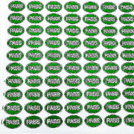 2000 kpl Qc Hyväksytty Tarrat Varaston Laatu Tarrat Itseliimautuvat Hyväksytty Tarrat Tarkistettu Testattu Tarra