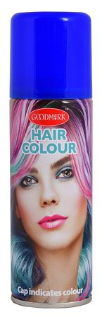 Kulørt Hårspray Party succes hair colour 125 ml. Blå, Hår, Hårfarve, Washouts