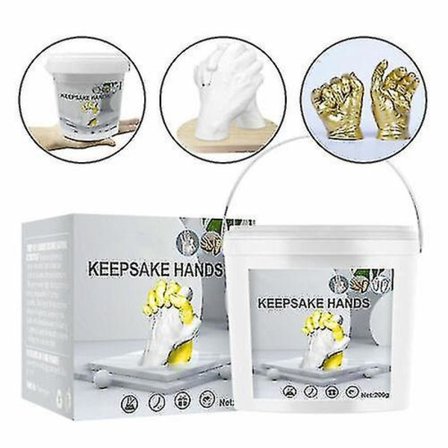 Vuxenpar 3D Hand Casting Kit Hand Mold Set Gjutning Present Idé