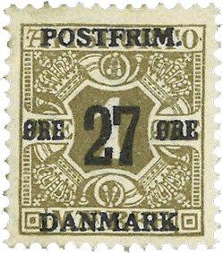 Danmark 1918 - AFA 85 - Ubrugt