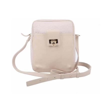 Salvatore Ferragamo Pre-owned, Pre-owned Leather Crossbody Bag Roze, Dames, Maat:ONE Size