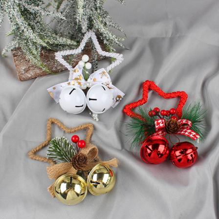 Juleklokke Ornament Jingle Bell Hængere Juletræ Hængende