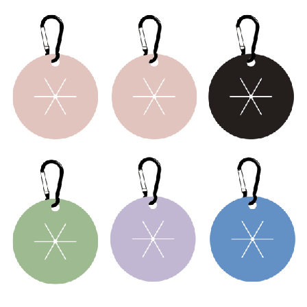 6 hundeposeposebeholdere (5 farger), hundeposeholder, avfallspose