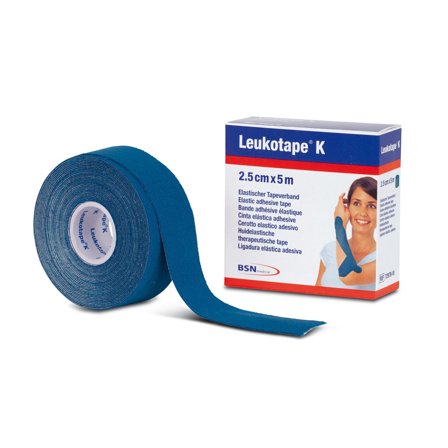 Leukotape K Taping Benda Adesiva 5mx2,5cm Blu 1 Rotolo